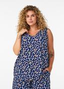 Zizzi Anni Top in Peacoat Flower image