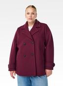 Zizzi Callie Coat in Fig image