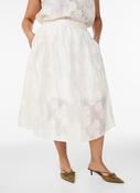 Zizzi Florina Skirt in Cream