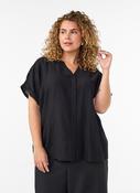 Zizzi Gippi Top in Black image