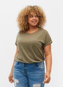 Zizzi Katja T-Shirt in Khaki