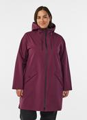 Zizzi Lara Rain Jacket in Fig image