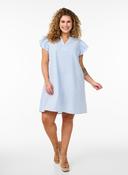 Zizzi Lene Dress in Blue Stripe