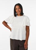 Zizzi Liddy Blouse in Cream image