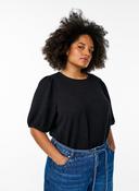 Zizzi Mina Blouse in Black image