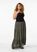 Zizzi Rose Skirt in Khaki