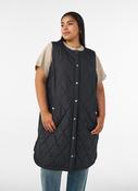Zizzi Shanghai Gilet in Black image