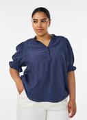 Zizzi Sia Blouse in Navy image