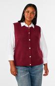 Zizzi Vista Waistcoat in Windsor Wine image
