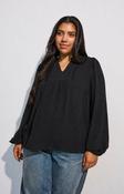 Zizzi Whitney Blouse in Black image