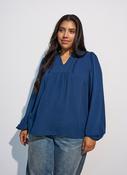Zizzi Whitney Blouse in Insignia Blue image