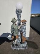 Boy &amp; Girl with Oxford Globed Light