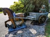 Horse And Cart With Boy Or Girl