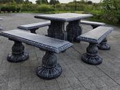Rectangle Table with 4 Benches