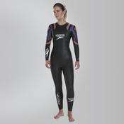 SPEEDO  FSK PROTON FLSV WSUIT AF BLACK/PURPLE, LARGE/14