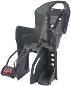 Polisport KoolahFFRearChildSeatFrameFitinDarkGreySilver image