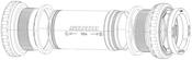 Quarq  SPARE  BOTTOM BRACKET SPINDLE SPACER KIT BB30  ROAD DRIVE SIDE SPACER 13 NONDRIVE SIDE SPACER 484 PRELOAD ADJUSTER RINGS AND SCREW  BB