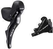 Shimano STR7025 105 hydraulic disc STI set flat mount calliper left rear image