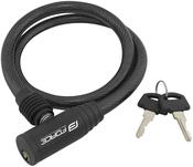 FORCE  Lock F Eco Spiral Without Holder 80Cm/12Mm, Black