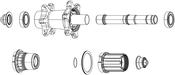 Sram Freehub Kit Cognition V2 NSW Disc Brake  Rim Brake 1112 Speed For Splined NonXDR Cassettes