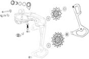Sram Spare  Rear Derailleur BBolt  BScrew  Limit Screws Red 36T Etap AXS