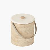 Ice Bucket/Wine Cooler  (Mango wood)