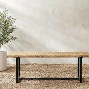AVA BENCH IN RATTAN