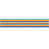 Yello Traditional Stripe Windbreak 10 Pole 20’