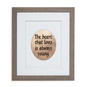 The heart that loves is always young image