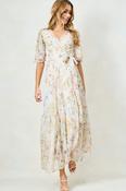 The Haven Flutter Sleeve Maxi Wrap Dress image