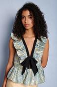 Bluebell Jacquard Bow Top image