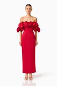 Lucetta Off Shoulder Column Gown image