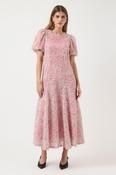 Kerry Short Sleeve Long Dress