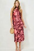 The Jamilla Cowl Neck Cami Midi Dress image