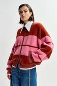 Jicama Striped Knit Jacket