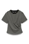 Summer Short Sleeve Striped Top image