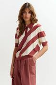 Joram Striped Knit Polo image
