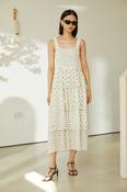 Sira Polka Dot Tiered Dress