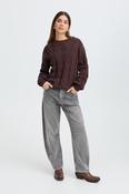Zanni High Waisted Barrel Leg Jeans image