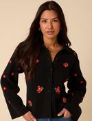 Cotton Collar Cardigan