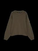 Gold Rib O-Neck Pullover image