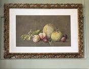 Gilt Framed Watercolour Still life “Study Of Fruit “ — Willow Antiques