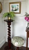 Victorian Mahogany Torchere — Willow Antiques