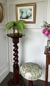 Victorian Mahogany Torchere — Willow Antiques