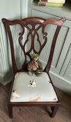 Early 20th C Mahogany Child’s Chair - Newly Upholstered — Willow Antiques