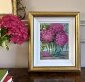 Framed Oil On Canvas “Memories Gathered”By Cathy Lewis — Willow Antiques