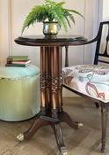 Mahogany Lamp Side Table — Willow Antiques image