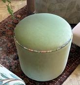 Newly Upholstered Quality Stool — Willow Antiques