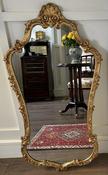 Giltwood Framed Rococo Style Wall Mirror — Willow Antiques
