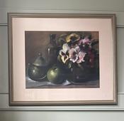 Framed Pastel Still life By Blaithin o Ciobhain — Willow Antiques